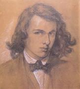 Dante Gabriel Rossetti Self-Portrait (mk28) painting